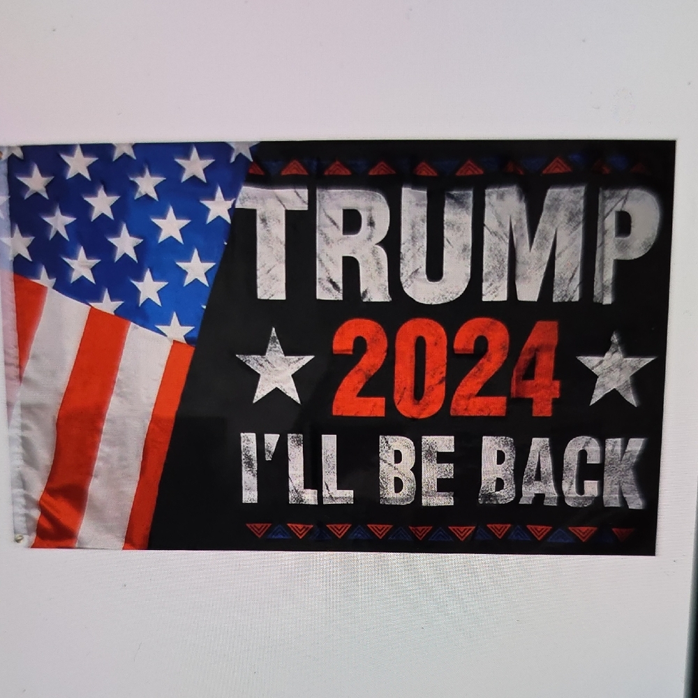 Patriotic Trump 2024 Flag 3x5 Feet I'll Be Back